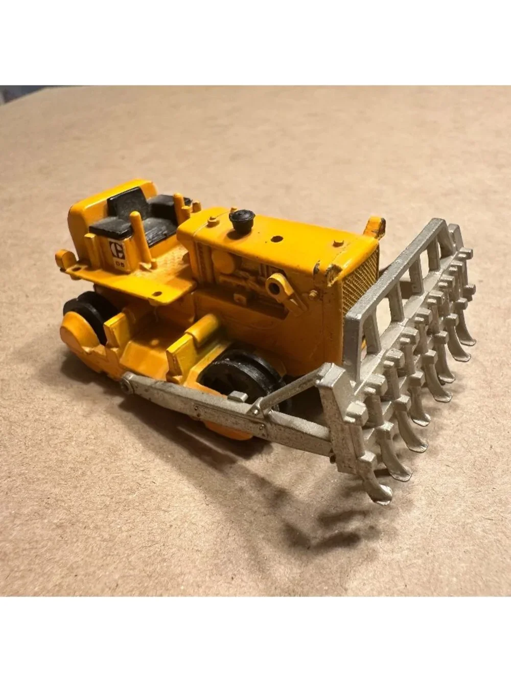Vintage Diecast Caterpillar D5 Bulldozer Eidai Corporation Japan